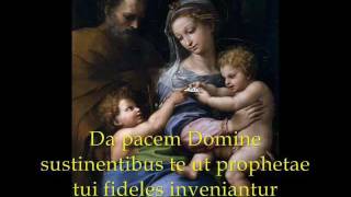 Da Pacem Domine Give Peace O Lord  Catholic Hymns Gregorian Chant [upl. by Terryn]