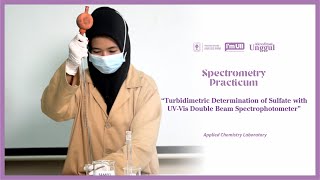 Turbidimetric Determination of Sulfate with UVVis Double Beam Spectrophotometer [upl. by Naesal784]