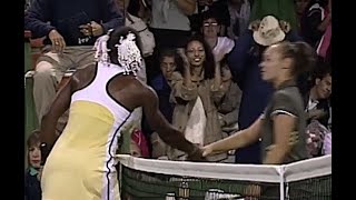 Serena Williams vs Martina Hingis 1999 Acura Classic SF Highlights [upl. by Stav]