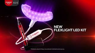 Powered by Hydrogen Peroxide  Colgate Optic White FlexLight Teeth Whitening Kit [upl. by Aes133]