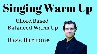 Singing Warm Up  Gentle and Balanced  Bass Baritone [upl. by Vijar]