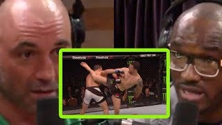 The Failed Kick That Wrecked Chris Weidman  Joe Rogan and Kamaru Usman [upl. by Frohne]