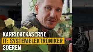 Systemelektroniker Sören  KarriereKaserne IT [upl. by Ettennod622]