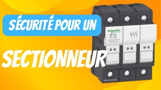 ajouter une sécurité à un sectionneur porte fusible شرح بسيط جدا [upl. by Lyndsey]