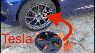 Mantenimiento de ruedas del Tesla Model 3 [upl. by Nylodnarb]