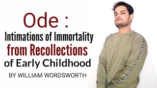 Ode Intimations of Immortality from Recollections of Early Childhood BY WILLIAM WORDSWORTH in Hindi [upl. by Mumford]