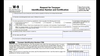 How to fill out a W9 form using acrobat PDF for free [upl. by Noillimaxam]