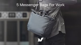 5 Messenger Bags For Work  Bellroy Topo Designs Everyman Peak Design Black Ember amp More [upl. by Dinan]