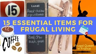 15 Essential items for frugal living  these are my top fifteen hacks you need for your home [upl. by Powe310]