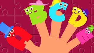 Alphabets Finger Family  Learn Alphabets  ABC song  Nursery Rhymes [upl. by Nannoc720]