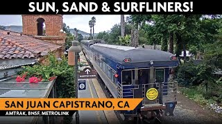 San Juan Capistrano California  Virtual Railfan LIVE [upl. by Garey]