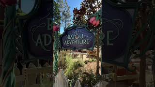 Tiana’s bayou at Disneyland disneyshorts ridereview disney yourubeshorts [upl. by Akirdnas30]