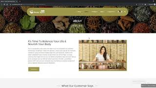 Herbs amp Spices Shop WordPress Theme [upl. by Natsyrk]