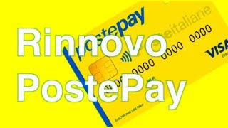 RINNOVO POSTEPAY  Come rinnovare la carta PostePay scaduta da casa [upl. by Maddie]