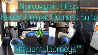 Norwegian Bliss Haven Deluxe Owners Suite [upl. by Kleper]