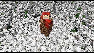 I Tamed 100 Dogs In Minecraft it was chaos [upl. by Souvaine]