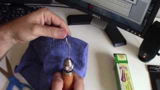 The Speedy Stitcher Sewing Awl Demo Review [upl. by Ahsillek381]