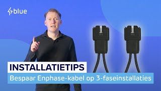 Bespaar Enphasekabel op je 3faseinstallaties  Installatietips [upl. by Valtin]