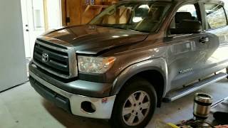 Changing front and rear brakes on a Toyota tundra [upl. by Rahman]