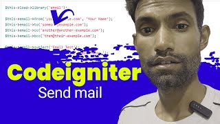 How to send mail in codeigniter [upl. by Ellenid]