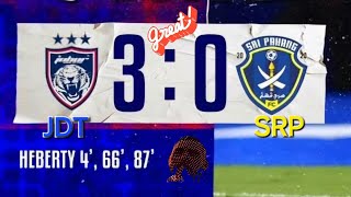 JDT vs SRI PAHANG FC Malaysia Super League [upl. by Adev]