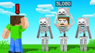 FIND The FAKE SKELETON Minecraft Guess Who [upl. by Nirrat]