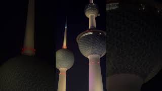 🇰🇼Körfezin İncisi Kuveyt Kuleleri kuwait kuwaittower habibi [upl. by Meela]