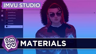 IMVU Studio BETA  Edit Mode Materials [upl. by Nerreg]