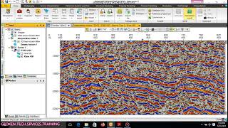 Importing seismic and well datas using Petrel software [upl. by Bonine]