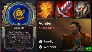 ⭐️⭐️⭐️ Vander 6 Watcher  Glove off Hero  Set 13 Comps  Into the Arcane Gameplays  聯盟戰棋  1423 [upl. by Lidstone]