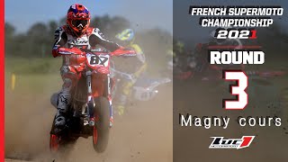 LUC1 French Supermoto 2021 round 3 Magny cours [upl. by Suoiluj]