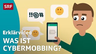 Cybermobbing Gewalt im Internet – einfach erklärt  Kindervideos  SRF Kids [upl. by Aihsram]