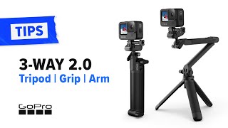 GoPro How to Use 3Way 20 Tripod  Grip  Arm  One of The Most Versatile GoPro Mounts [upl. by Froehlich]