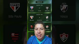 PALPITES PARA OS JOGOS DA TRIGESIMA RODADA DO BRASILEIRÃO shortvideo brasileirão palpites [upl. by Annet]