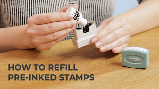 How to Refill PreInked Stamps [upl. by Sherye]