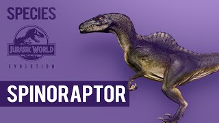 Spinoraptor  SPECIES PROFILE  Jurassic World Evolution [upl. by Roseann247]