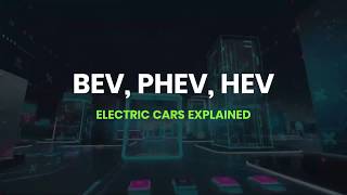 Electric vehicles explained BEV PHEV HEV [upl. by Waly349]