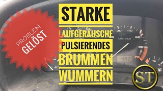 starke Laufgeräusche pulsierendes brummen wummern  Problem gelöst  defektes Radlager  VW Polo 6N [upl. by Ilyah141]