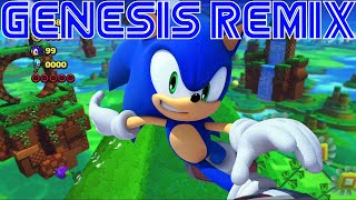 Sonic Lost World  Windy Hill Zone Act 1 Sega Genesis Remix [upl. by Ivens]