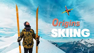 Freeskier Tries 5000 Year Old Skis  Red Bull Origins w Paddy Graham amp Jon Olsson [upl. by Watson]