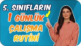 5 Sınıf Öğrencisinin Bir Günlük Ders Çalışma Rutini Nasıl Olmalı [upl. by Iver]