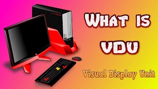 What is VDU  Visual Display Unit In Hindi Explained [upl. by Nickolai646]