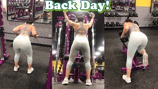 BACK WORKOUT For That HOURGLASS Shape  Planet Fitness [upl. by Zelten]