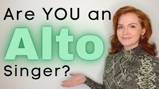 Are YOU an ALTO Singer The Low Female Choir Voice Part Explained In Simple Terms [upl. by Eniloj]