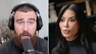 Travis Kelce CALLS OUT Kim Kardashian For Making Fun of Taylor Swift’s Dancing [upl. by Hijoung509]