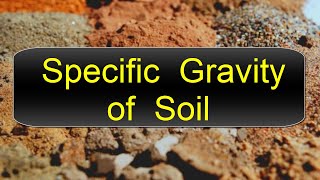 Specific Gravity of Soil [upl. by Arette225]