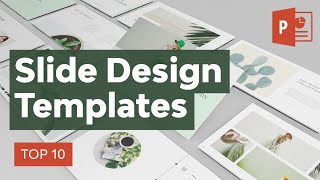 10 Best PowerPoint Slide Design Templates [upl. by Lenaj843]