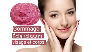 GOMMAGE EXFOLIANT FAIT MAISON [upl. by Ailed965]