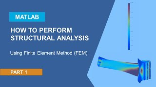 Structural Analysis Using Finite Element Method FEM in MATLAB  Part 1 [upl. by Ettena]