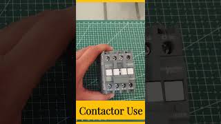 Contactor use yt ytshorts viralshort armetix plc shorts electrical [upl. by Ellehcsar]